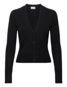 Merino Wool V-Neck Cardigan Calvin Klein Black