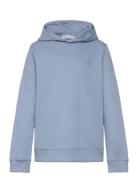 Monogram Mini Badge Hoodie Calvin Klein Blue