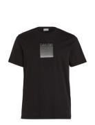 Ombre Embroidered Logo T-Shirt Calvin Klein Black