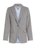 Pow Check Regular Blazer Tommy Hilfiger Grey