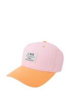 Organic Block Snapback Lil' Boo Pink