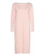 Soft Single Stripe Sille Dress Mads Nørgaard Pink