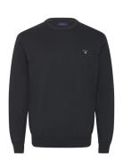 Cotton C-Neck GANT Black