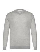 Fine Merino V-Neck Knit Tom Tailor Grey