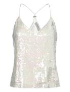 D6Punch Sequins Singlet Dante6 White