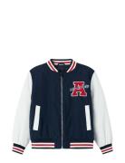 Nknmain Bomber Jacket Pb Name It Navy