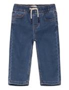 Drawstring Waist Jeans Mango Blue