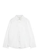 Oxford Cotton Shirt Mango White