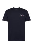 Roundle Logo Chest Tee Tommy Hilfiger Navy