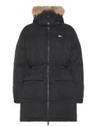 Tjw Midi Alaska Faux Fur Tommy Jeans Black