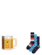 3-Pack Wurst And Beer Socks Gift Set Happy Socks Navy