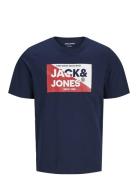 Jjnolan Tee Ss Crew Neck Jnr Jack & J S Navy