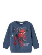 Nmmasist Spider Nreg Sweat Bru Mar Name It Navy