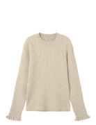 Nkfvianna Ls Slim Knit Name It Beige