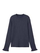 Nkfvianna Ls Slim Knit Name It Navy