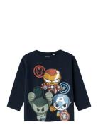 Nmmanan Marvel Ls Nreg Top Mar Name It Navy