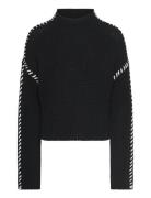 Vmnewcream Ls Funnelneck Pullover Boo Vero Moda Black