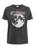 Carmiko Luna Life Ss Reg Tee Jrs ONLY Carmakoma Grey