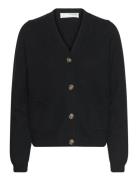 Slfana Ls Knit Wool Cardigan Noos Selected Femme Black