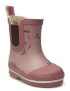 Short Winter Wellies - Aop Mikk-line Pink