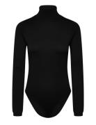 Roll Neck Knit Bodysuit Bardot Black