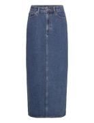 Evianna Denim Maxi Skirt Bardot Blue