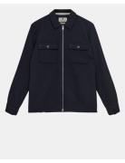 Akhanky Heavy Twill Overshirt Anerkjendt Navy