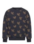 Sweatshirt Ls Aop Minymo Black