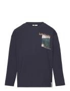 T-Shirt Ls En Fant Navy