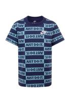 Nike Printed Tee Nike Navy