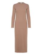 Daniela Rib Dress Once Untold Beige