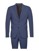 Plain Mens Suit - Normal Lenght Lindbergh Blue