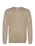 Melange Round Neck Knit Lindbergh Beige