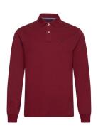 Slim Fit Logo Ls Hackett London Burgundy