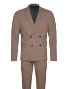 Plain Db Mens Suit - Normal Lenght Lindbergh Beige