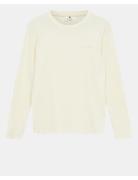 Akkikki L/S Waffle Tee Anerkjendt Cream