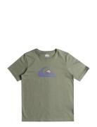 Comp Logo Ss Yth Quiksilver Khaki