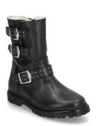 Boots - Flat - With Zipper ANGULUS Black