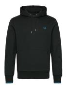 Tipped Hooded Sweatshirt Fred Perry Black