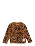 Basic Leopard Ls Tee Tencel™ Mini Rodini Brown