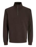 Jjebradley Sweat Half Zip Noos Jack & J S Brown