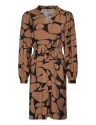 Mettaiw Short Dress InWear Brown