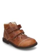 Boots - Flat - With Velcro ANGULUS Brown