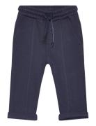 Cotton Jogger-Style Trousers Mango Navy