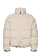 Cropped Seamless Puffer Jacket Lindbergh Cream