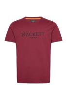 Heritage Classic Tee Hackett London Burgundy