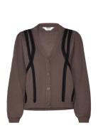 Objulla Knit L/S Re Cardigan 134 Object Brown