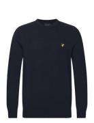 Cotton Merino Crew Neck Jumper Lyle & Scott Navy