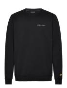 Embroidered Crew Neck Sweatshirt Lyle & Scott Black