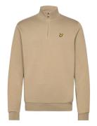 Loopback Quarter Zip Sweat Lyle & Scott Beige